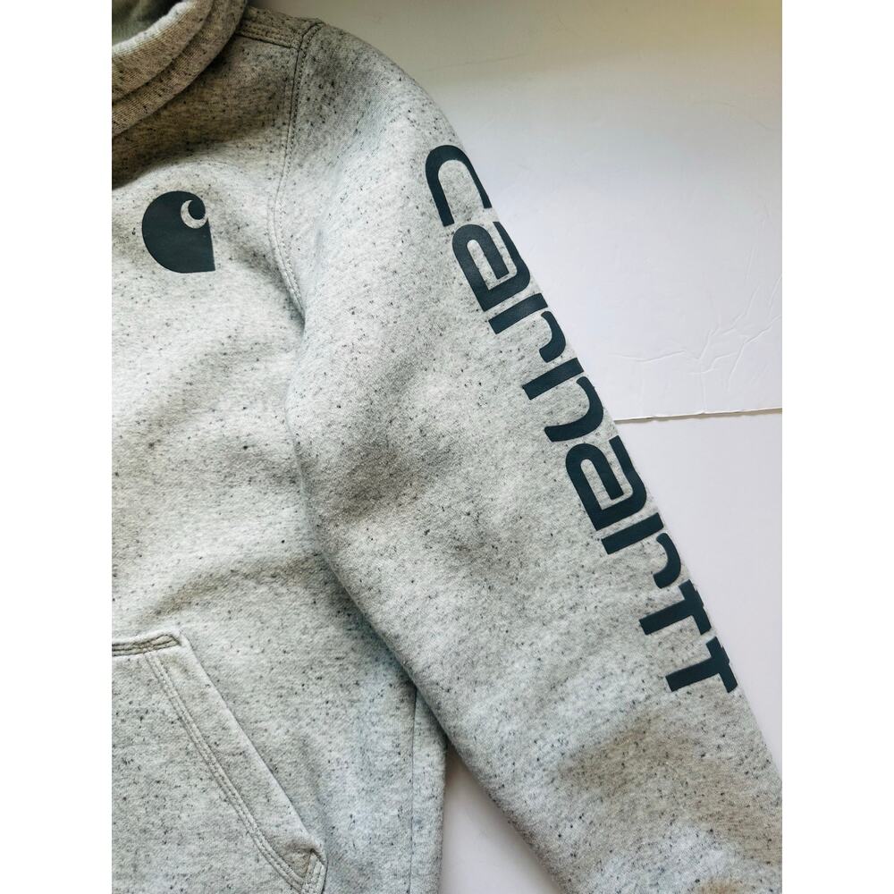 Carhartt 102791 Women'sClarksburg Midweight Logo Sleeve Graphic Hoodie - Size S - Picture 3 of 7